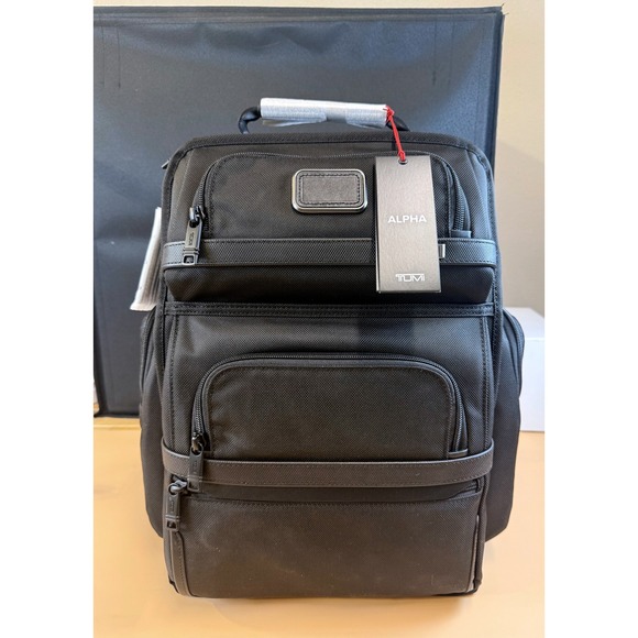 NEW Tumi Alpha 3 Expandable Laptop Backpack Carry-On Travel Business